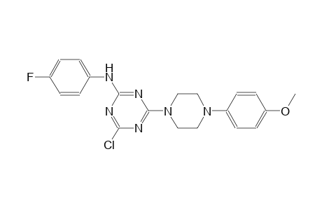 4-Chloro-N-(4-fluorophenyl)-6-[4-(4-methoxyphenyl)-1-piperazinyl]-1,3,5-triazin-2-amine