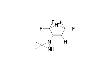 (E)-1,2-BIS(TRIFLUOROMETHYL)-(N-3,3-DIMETHYLDIAZIRIDINO)ETHENE