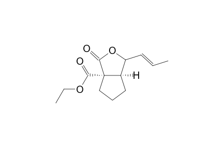 (3aR,6aS)-Ethyl 3-oxo-1-[prop-1'-en-1'-yl]tetrahydrocyclopenta[c]furan-3a-carboxylate