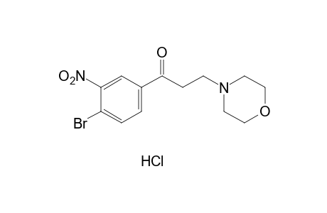 4'-bromo-3-morpholino-3'-nitropropiophenone, hydrochloride