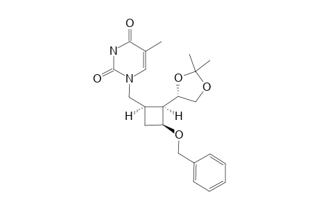 1-[[(1R,2S,3S)-3-(BENZYLOXY)-2-[(4S)-2,2-DIMETHYL-1,3-DIOXOLAN-4-YL]-CYCLOBUTYL]-METHYL]-THYMINE