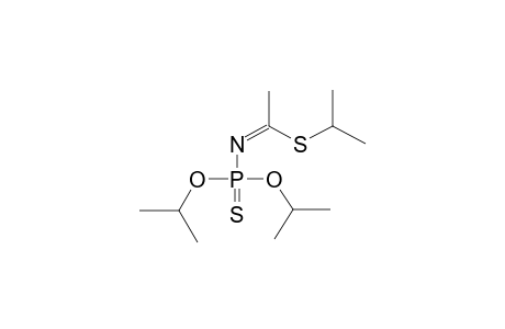 O,O-DIISOPROPYL-N-(ALPHA-ISOPROPYLTHIOETHYLIDENE)AMIDOTHIONOPHOSPHATE