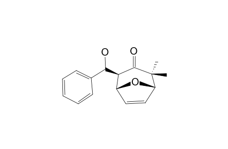 (1RS,4RS,5SR,1'SR)-4-(1'-HYDROXYBENZYL)-2,2-DIMETHYL-8-OXABICYCLO-[3.2.1]-OCT-6-EN-3-ONE