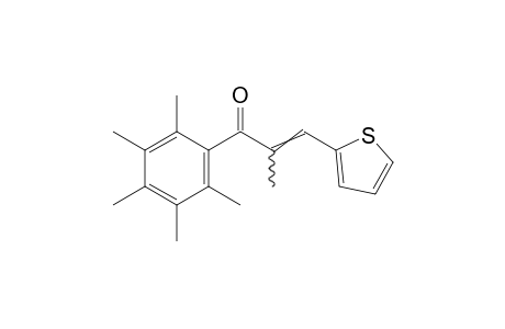 2,2',3',4',5',6'-hexamethyl-3-(2-thienyl)acrylophenone