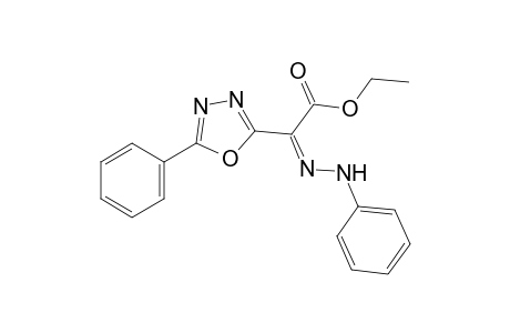 5-phenyl-1,3,4-oxadiazole-2-glyoxylic acid, ethyl ester, alpha-(phenylhydrazone)