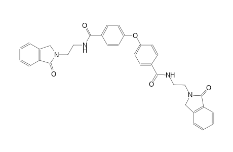 N-[2-(3-oxo-1H-isoindol-2-yl)ethyl]-4-[4-[2-(3-oxo-1H-isoindol-2-yl)ethylcarbamoyl]phenoxy]benzamide N-[2-(1-oxoisoindolin-2-yl)ethyl]-4-[4-[2-(1-oxoisoindolin-2-yl)ethylcarbamoyl]phenoxy]benzamide N-[2-(1-oxo-2-isoindolinyl)ethyl]-4-[4-[oxo-[2-(1-oxo-2-isoindolinyl)ethylamino]methyl]phenoxy]benzamide N-[2-(1-ketoisoindolin-2-yl)ethyl]-4-[4-[2-(1-ketoisoindolin-2-yl)ethylcarbamoyl]phenoxy]benzamide