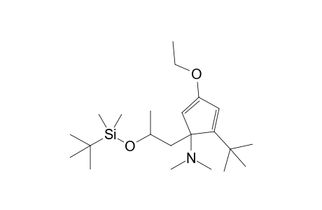 2-tert-Butyl-1-[2-[tert-butyl(dimethyl)silyl]oxypropyl]-4-ethoxy-N,N-dimethyl-1-cyclopenta-2,4-dienamine