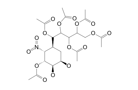 1'-C-[(1S,2R,3R,4R,5R)-3-ACETOXY-4,5-DIHYDROXY-2-NITROCYCLOHEXYL]-1',2',3',4',5'-PENTA-O-ACETYL-D-GALAKTO-PENTITOL