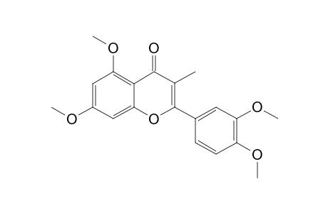 3',4',5,7-TETRAMETHOXY-3-METHYLFLAVONE