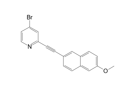 4-Bromo-2-((6-methoxynaphthalen-2-yl)ethynyl)pyridine