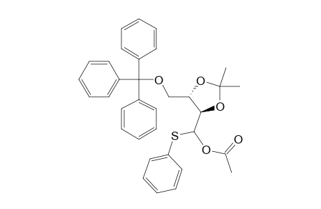 (1R,2S,3S)-1-O-ACETYL-(PHENYLTHIO)-2,3-O-ISOPROPYLIDENE-4-O-(TRIPHENYLMETHYL)-ERYTHRIOL