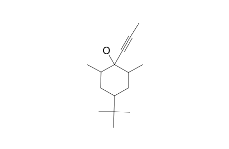 CIS-4-TERT.-BUTYL-CIS-2,CIS-6-DIMETHYL-TRANS-1-PROP-1'-YNYL-CYCLOHEXAN-REL-1-OL