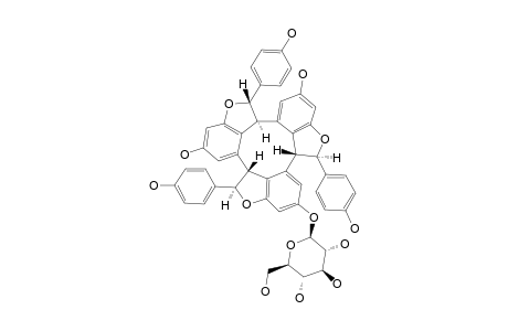 (+)-ALPHA-VINIFERIN-13B-O-BETA-GLUCOPYRANOSIDE