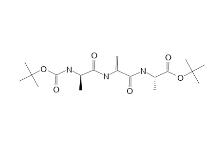 N-[N-(TERT.-BUTOXYCARBONYL)-D-ALANYL-ALPHA,BETA-DIDEHYDRO-ALANYL]-O-TERT.-BUTYL-L-ALANIN