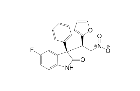 (R)-5-fluoro-3-((R)-1-(furan-2-yl)-2-nitroethyl)-3-phenylindolin-2-one