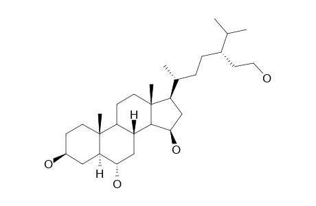 CERTONARDOSTEROL_D3;(24R)-24-ETHYL-5-ALPHA-CHOLESTANE-3-BETA,6-ALPHA,15-BETA,24(2)-TETROL