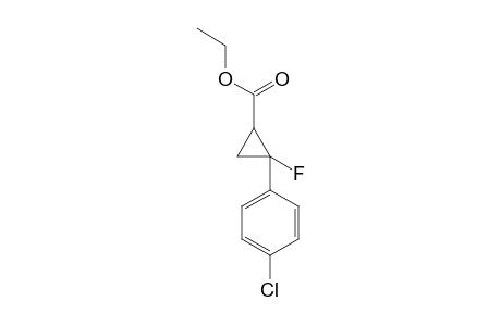 Ethyl 2-fluoro-2-(4-chlorophenyl)cyclopropanecarboxylate isomer