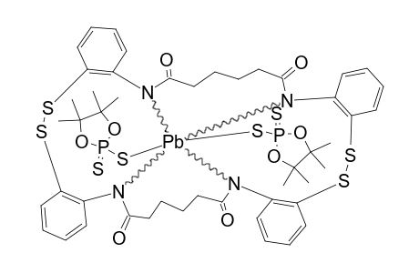 [PB(L(4)[S2POC(CH3)2C(CH3)2O]2]