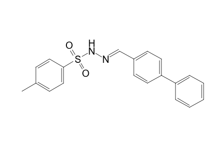 p-toluenesulfonic acid, (p-phenylbenzylidene)hydrazide