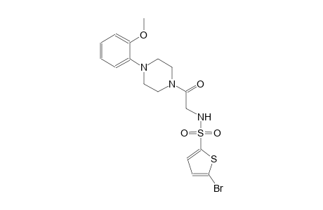 5-bromo-N-{2-[4-(2-methoxyphenyl)-1-piperazinyl]-2-oxoethyl}-2-thiophenesulfonamide