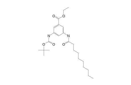 3-(N-TERT.-BUTOXYCARBONYLAMINO)-5-(N-DECANOYLAMINO)-BENZOIC-ACID-ETHYLESTER