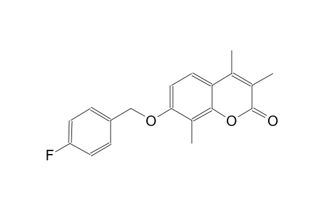 7-[(4-fluorobenzyl)oxy]-3,4,8-trimethyl-2H-chromen-2-one