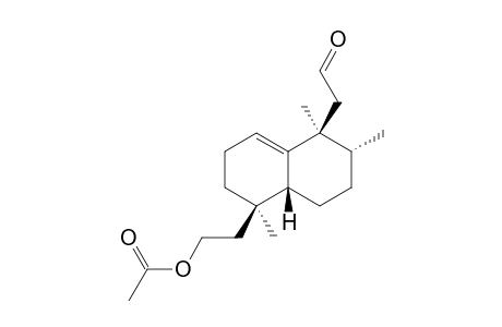 18-ACETOXY-18A-HOMO-13,14,15,16-TETRANOR-1(10)-ENT-HALIMEN-12-AL