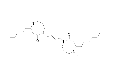 1-(4-HEPTYL-5-METHYL-2-OXO-1,5-DIAZACYClOOCTANYL)-4-(5-METHYL-2-OXO-4-PHENYL-1,5-DIAZACYClOOCTANYL)-BUTANE