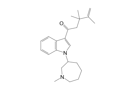 3,3,4-Trimethyl-1-[1-(1-methylazepan-3-yl)-1H-indol-3-yl]pent-4-en-1-one