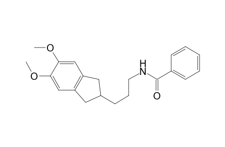 Benzamide, N-[3-(2,3-dihydro-5,6-dimethoxy-1H-inden-2-yl)propyl]-