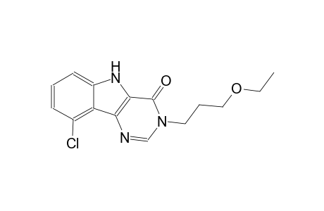 9-chloro-3-(3-ethoxypropyl)-3,5-dihydro-4H-pyrimido[5,4-b]indol-4-one