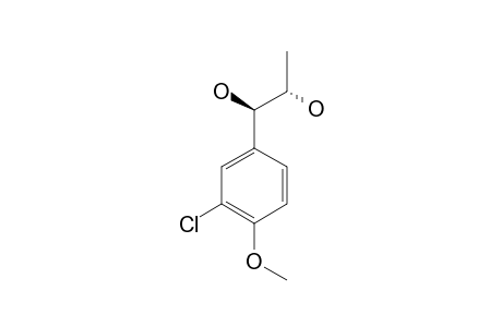 (+/-)-ERYTHRO-1-(3'-CHLORO-4'-METHOXYPHENYL)-1,2-PROPANEDIOL;(+/-)-TRAMETOL