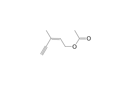 [(Z)-3-methylpent-2-en-4-ynyl] acetate