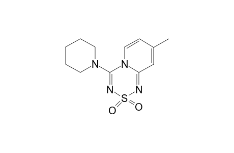 4-(Piperidin-1"-yl)-2,2-dioxo-8-methyl-2H-2-.lambda(6).-H-pyrido[2,1-c]-(1,2,4,6)-thiatriazine