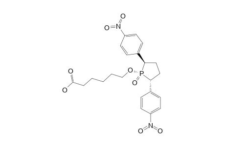 (+/-)-6-[[TRANS-2,5-DI-(4-NITROPHENYL)-1-OXO-1-LAMBDA(5)-PHOSPHOLAN-1-YL]-OXY]-HEXANOIC-ACID