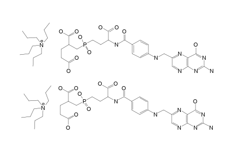 #1A;2-[[[3-CARBOXY-3-[[4-[[(2-AMINO-3,4-DIHYDRO-4-OXOPTERIDIN-6-YL)-METHYL]-AMINO]-BENZOYL]-AMINO]-PROPYL]-HYDROXYPHOSPHINYL]-METHYL]-PENTANE-1,5-DIOIC-ACID-TR