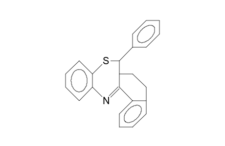 7-Phenyl-5,6,6a,7-tetrahydro-benzo(B)naphtho-(1,2-E)(1,5)thiazepine