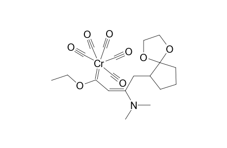 PENTACARBONYL-[(2E)-4-(1',4'-DIOXASPIRO-[4.4]-NON-6'-YL)-3-DIMETHYLAMINO-1-ETHOXY-2-BUTEN-1-YLIDENE]-CHROMIUM