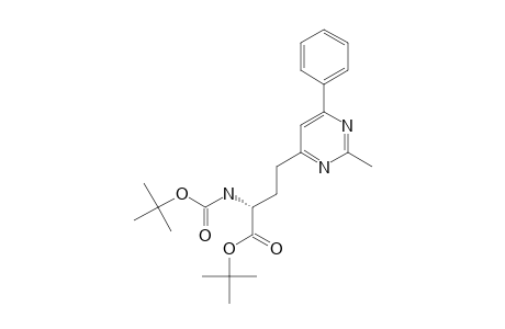 (S)-ALPHA-TERT.-BUTOXYCARBONYLAMINO-GAMMA-(2-METHYL-6-PHENYLPYRIMIDIN-4-YL)-BUTYRIC-ACID-ALPHA-TERT.-BUTYLESTER