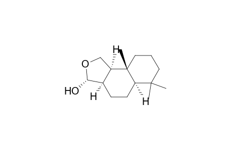 Naphtho[1,2-c]furan-3-ol, dodecahydro-6,6,9a-trimethyl-, (3.alpha.,3a.alpha.,5a.alpha.,9a.beta.,9b.alpha.)-(.+-.)-