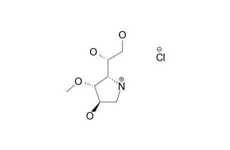 (2-S,3-R,4-R,4'-S)-4-HYDROXY-2-(ETHAN-1',2'-DIOL-1'-YL)-3-METHOXYPYRROLIDINE_HYDROCHLORIDE