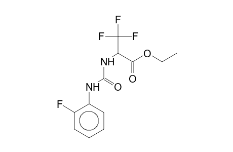 Ethyl 3,3,3-trifluoro-2-[3-(2-fluorophenyl)ureido]propionate