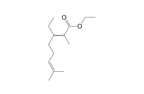 ethyl 3-ethyl-2,7-dimethylocta-2,6-dienoate