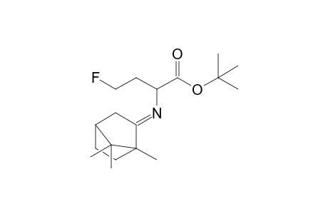 t-Butyl 4'-fluoro-2'-(1",7",7"-trimethylbicyclo[2.2.1]hept-2"-ylidene)aminobutanoate