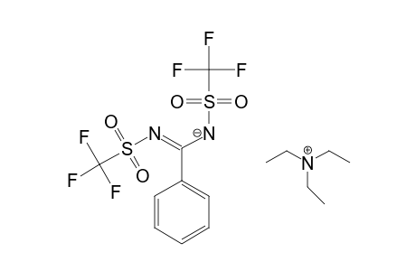 N,N'-BIS-(TRIFLUOROMETHYLSULFONYL)-BENZAMIDINE-TRIETHYLAMMONIUM-SALT