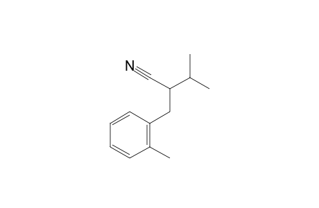 BUTYRONITRILE, 3-METHYL- 2-/O-METHYLBENZYL/-,