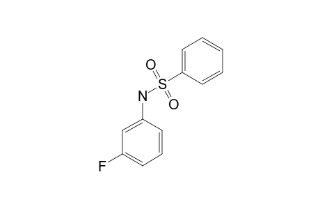 3-FLUORO-N-BENZENESULFONYL-ANILINE