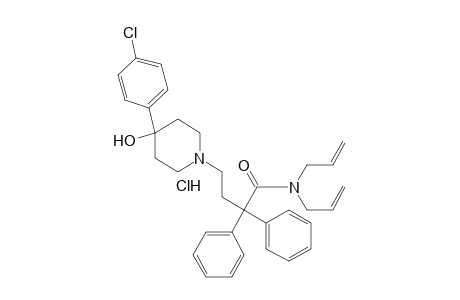 4-(p-CHLOROPHENYL)-N,N-DIALLYL-alpha,alpha-DIPHENYL-4-HYDROXY-1-PIPERIDINEBUTYRAMIDE, MONOHYDROCHLORIDE