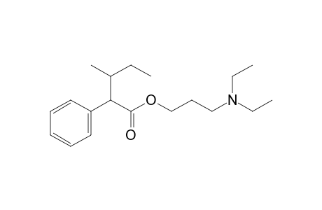 3-methyl-2-phenylvaleric acid, 3-(diethylamino)propyl ester