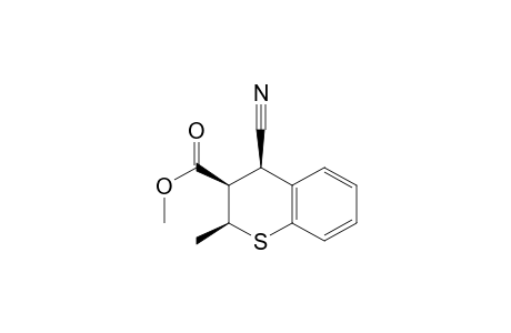 Methyl cis-4-cyano cis-2-methyl(thiochroman)-3-carboxylate